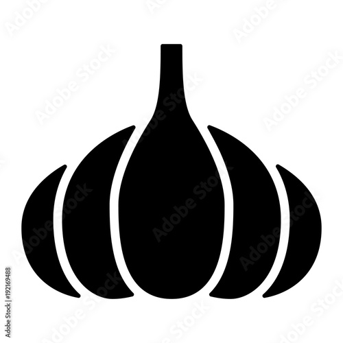 Gemüse Icon - Knoblauch, Knolle