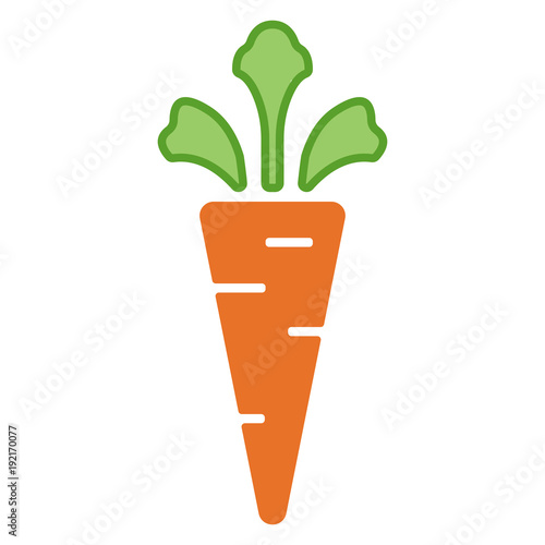 Gemüse Icon - Mohrrübe