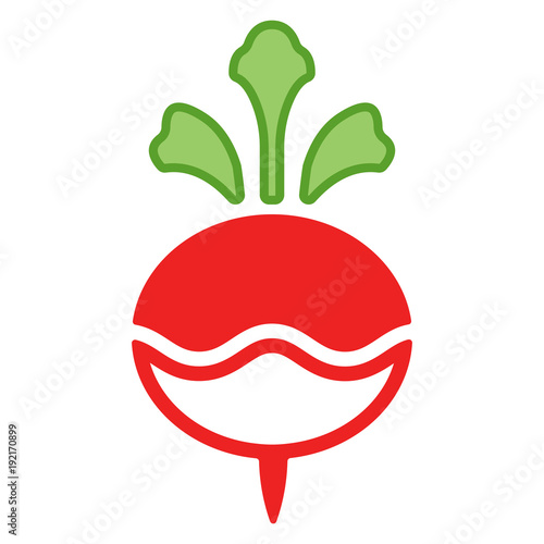 Gemüse Icon - Radieschen