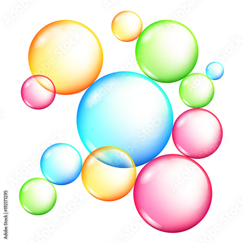 bunte seifenblasen