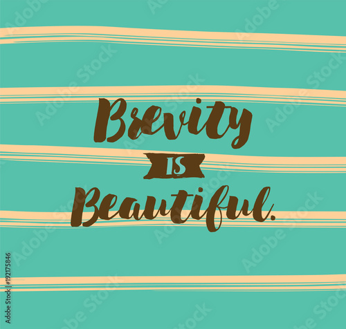 Typography for poster, invitation, greeting card or t-shirt.