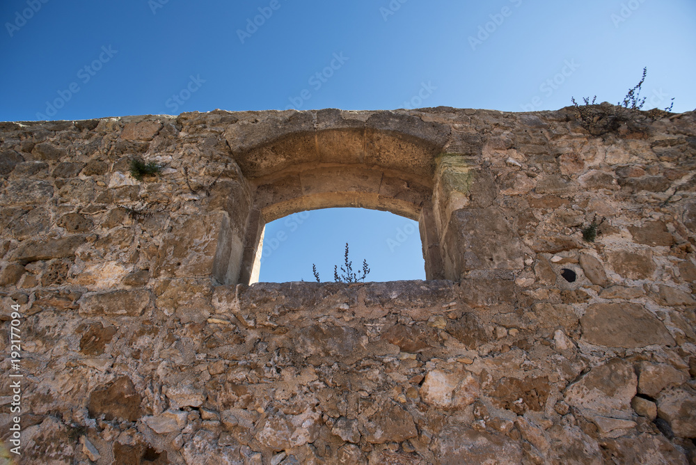 Ruins of The Tuna Fishery of Vendicari Natural Reserve in Sicily