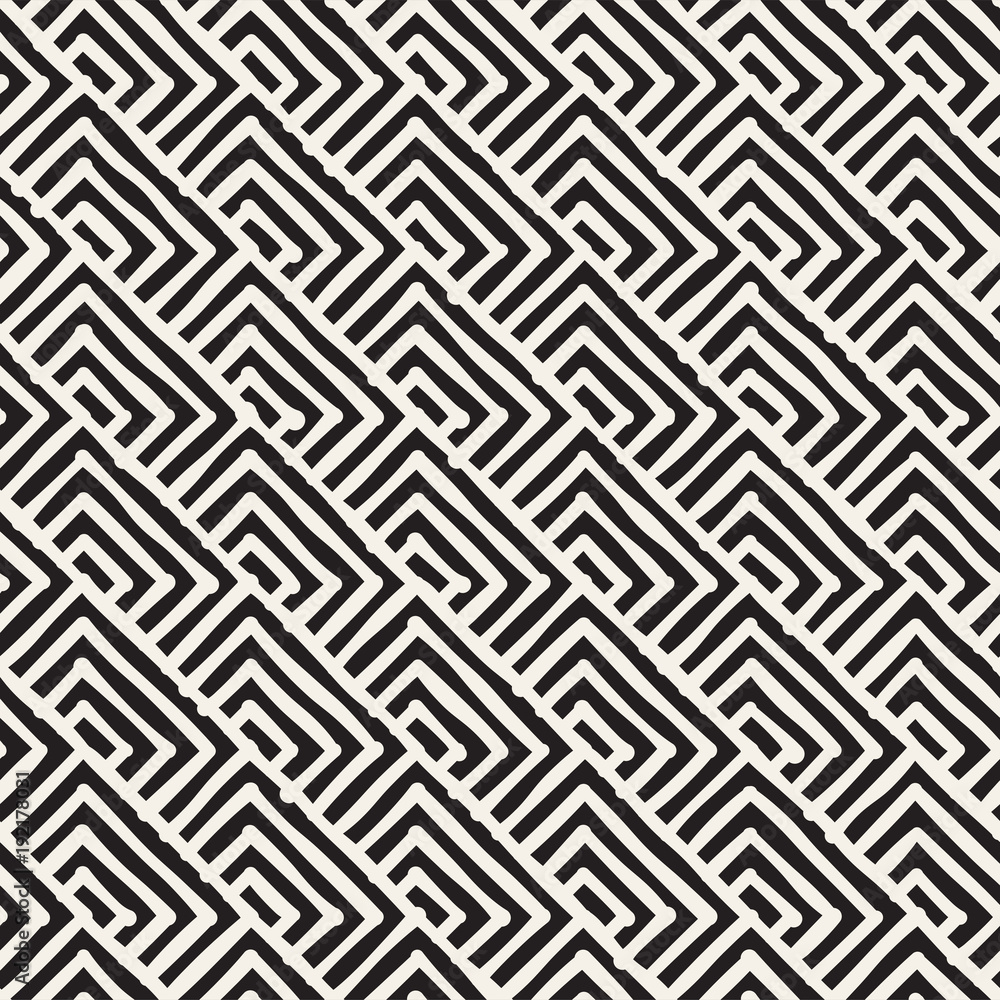 Seamless abstract hand drawn pattern. Vector freehand lines background texture. Ink brush strokes geometric design. Seamless abstract hand drawn pattern. Vector freehand lines background texture. Ink brush strokes geometric design.