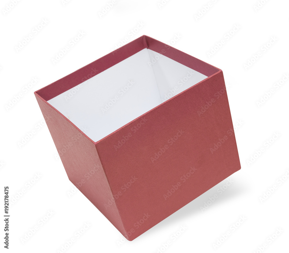 open gift box isolated on white background.Clipping Path. open gift box isolated on white background.Clipping Path.