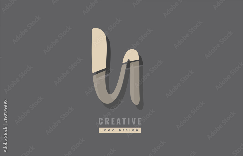 grey yellow modern alphabet letter u logo icon design grey yellow modern alphabet letter u logo icon design