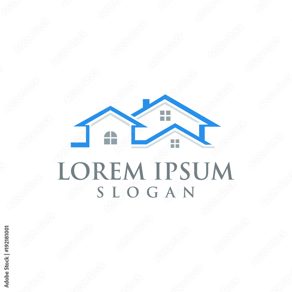 Home logo vector graphic abstract modern shape