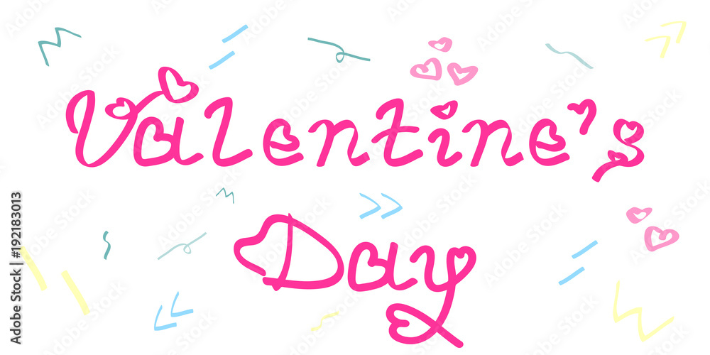 Valentines Day Hand-Drawn Font Valentines Day Hand-Drawn Font