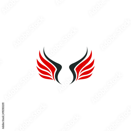 vector wings logo template graphic abstract download