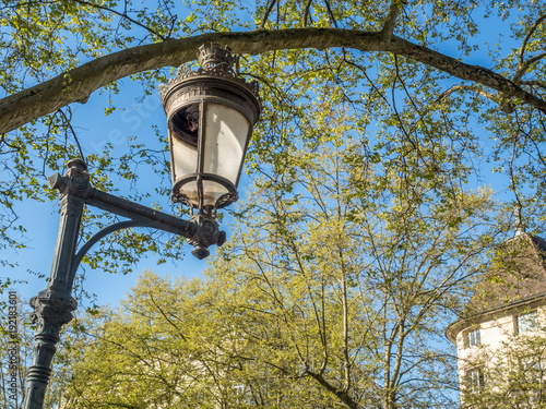 Street lamp in Annecy, France