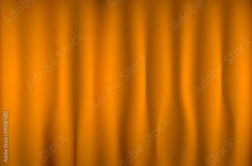 Brightly lit curtains for your background orange vector