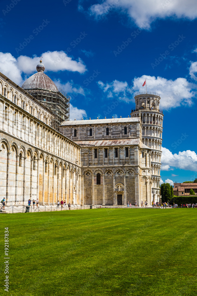 Cathedral And The Leaning Tower - Pisa, Italy