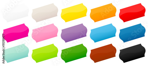 15 Price Tags Sticker Color