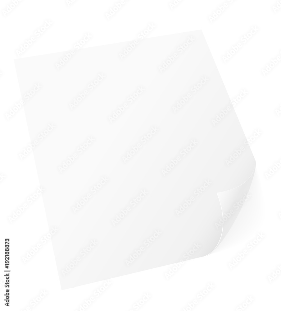 sheet of paper with folded corners stock vector illustration sheet of paper with folded corners stock vector illustration