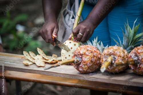 Pineapples in Haiti
