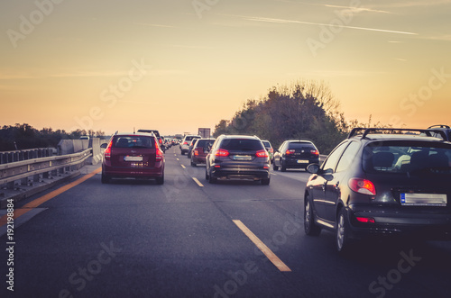 traffic jam on the highway © katarinagondova