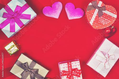 gift box set on background
