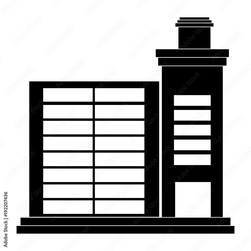 big building facade front vector illustration design big building facade front vector illustration design
