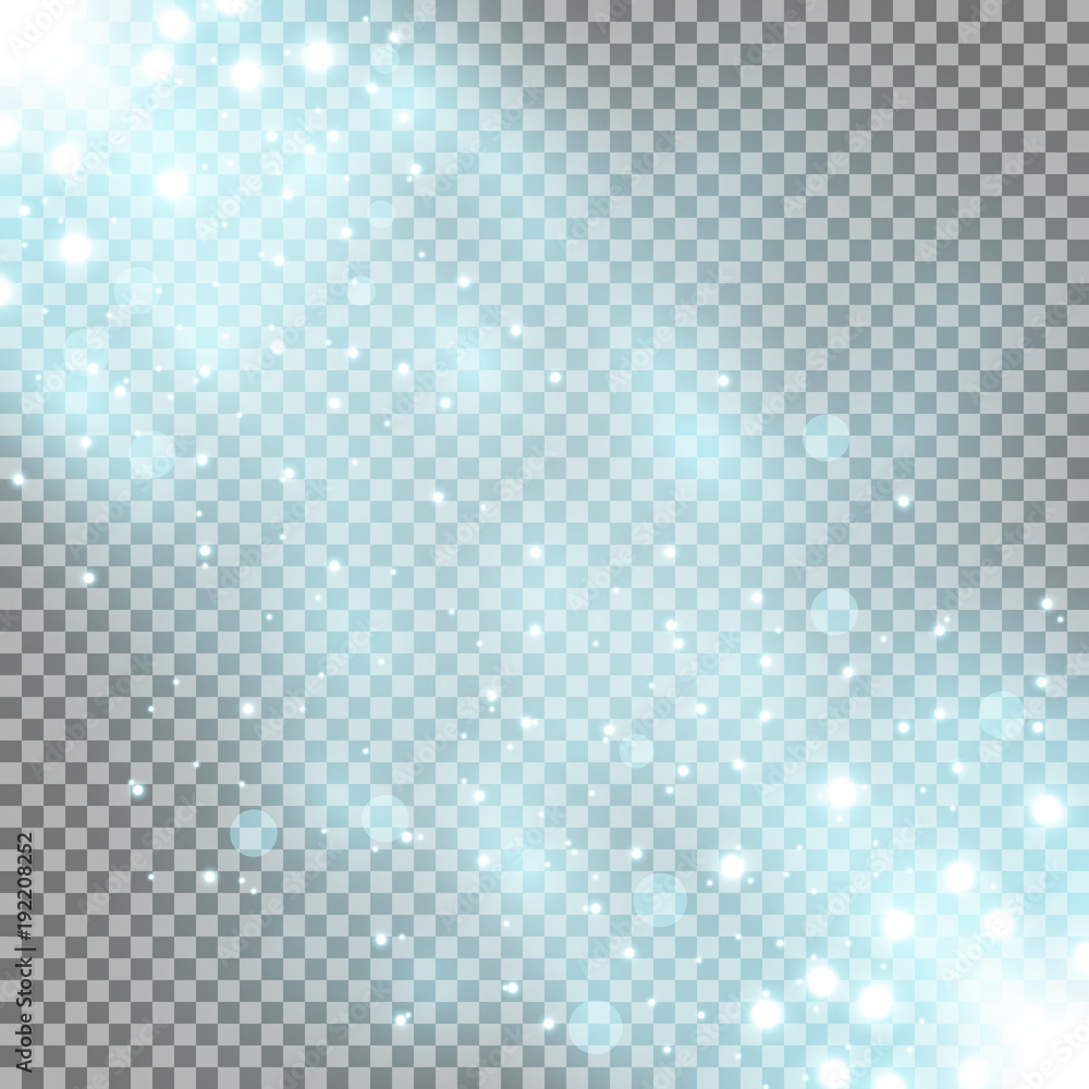 Glittering particles background effect