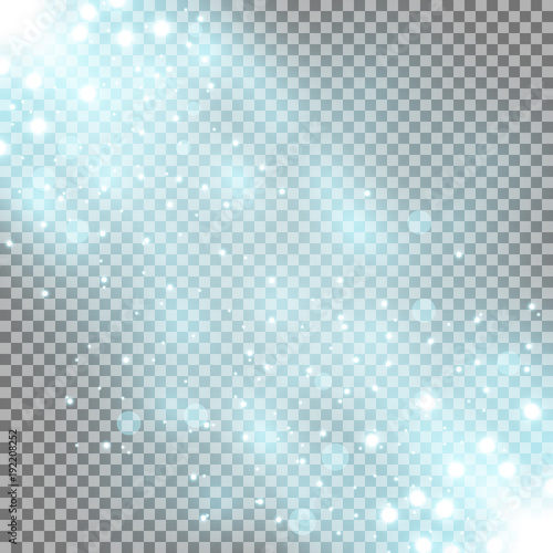 Glittering particles background effect