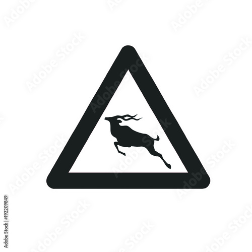Verkehrszeichen Gazelle