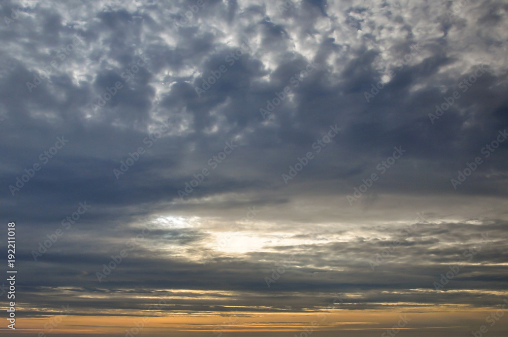 abstract sky in early morning time