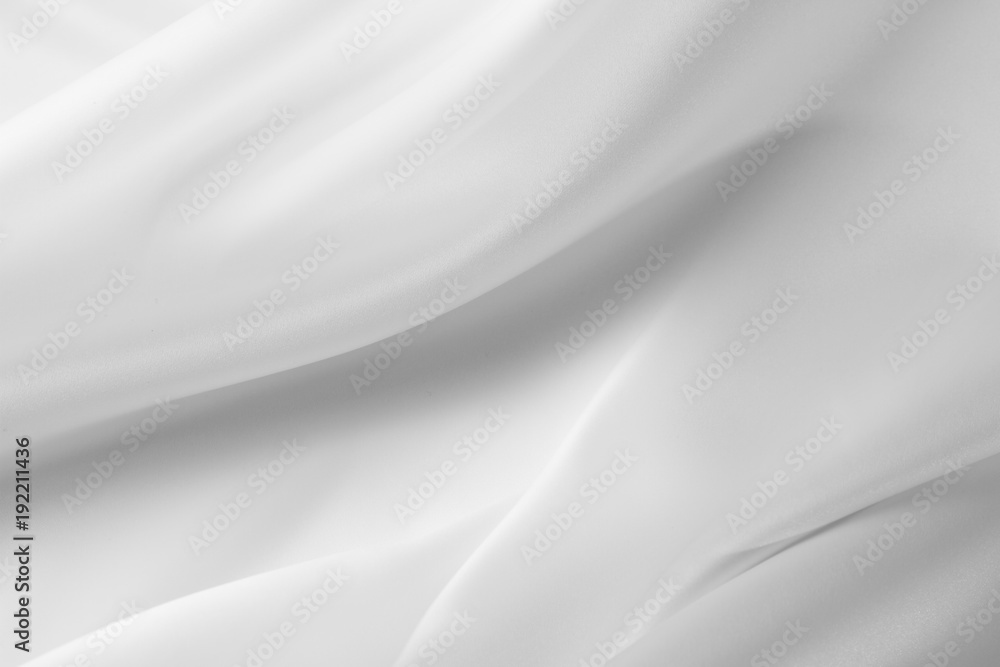 White silk fabric White silk fabric