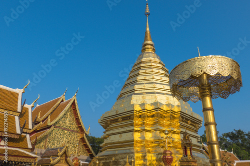 Wat Phra That Doi Suthep in Chiang Mai  Thailand