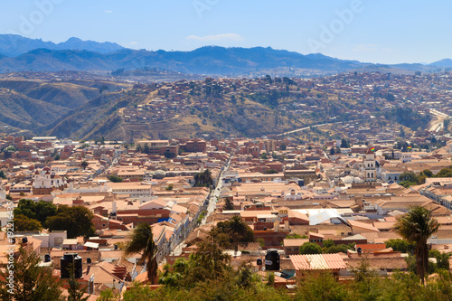 Sucre aerial view, Bolivia