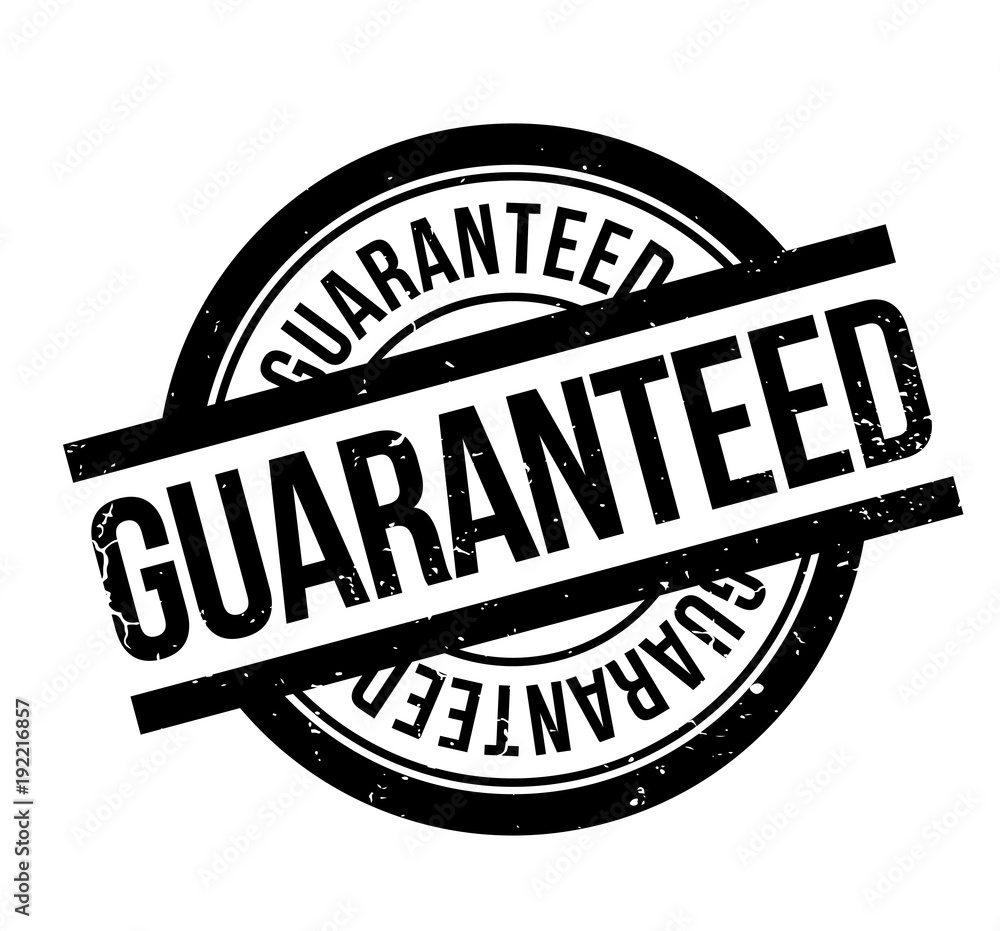 Guaranteed rubber stamp. Grunge design with dust scratches. Effects can be easily removed for a clean, crisp look. Color is easily changed. Guaranteed rubber stamp. Grunge design with dust scratches. Effects can be easily removed for a clean, crisp look. Color is easily changed.