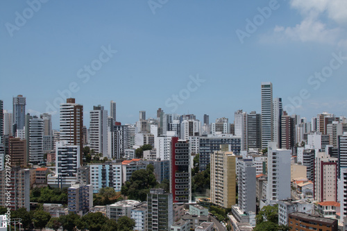 View of buildings in the city of Salvador Bahia Brazil © Gustavo