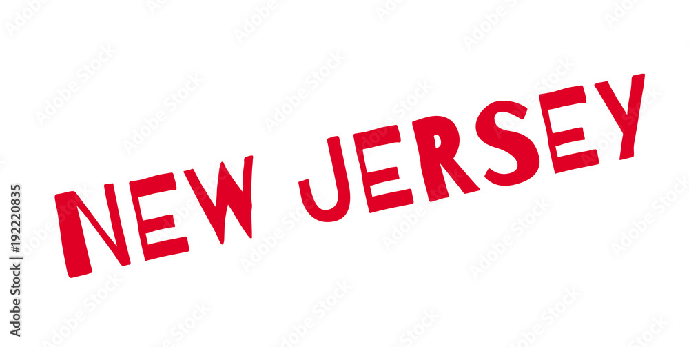 New Jersey rubber stamp. Grunge design with dust scratches. Effects can be easily removed for a clean, crisp look. Color is easily changed. New Jersey rubber stamp. Grunge design with dust scratches. Effects can be easily removed for a clean, crisp look. Color is easily changed.