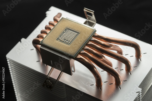 CPU cooler heatsink photo