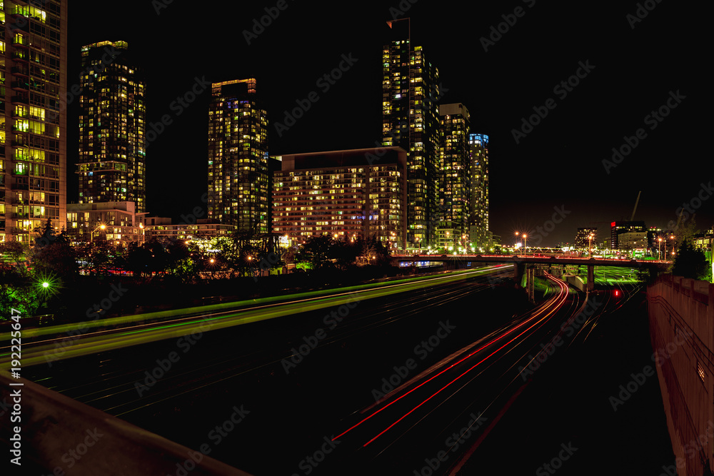 Obraz premium night train