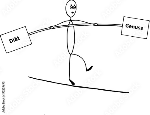 Balance zwischen Diät und Genuss 