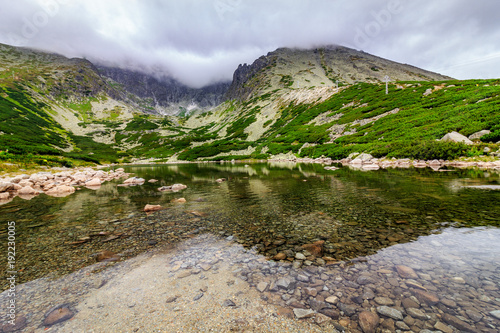 Mountain lake in High Tatras