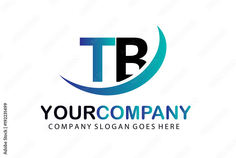 Initial Letter TB Logo Concept