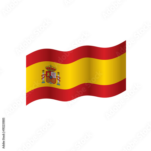Free Download spain flag, vector illustration - GFXLoad