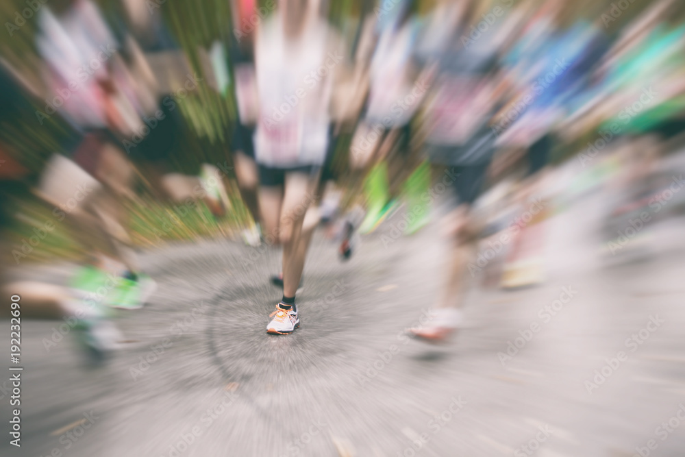 Marathon Läufer Marathon Läufer