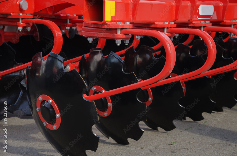 Fototapeta premium soil processing unit