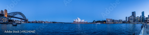 Sydney Harbour Dusk © photo.eccles