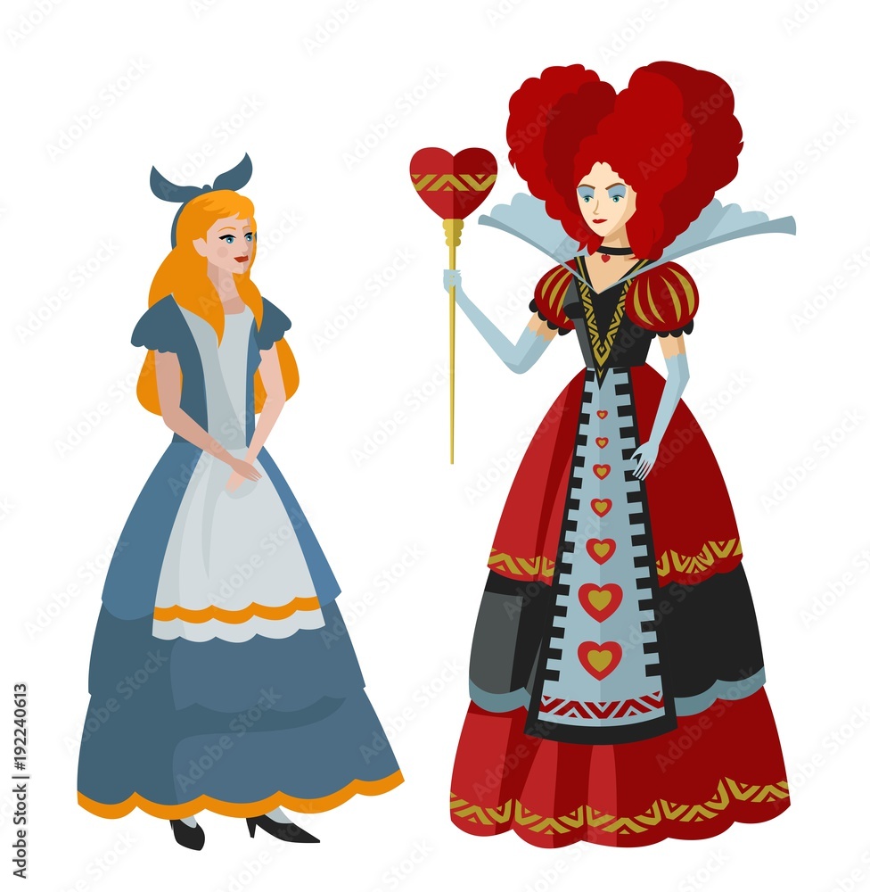 alice in wonderland classic tale queen of hearts