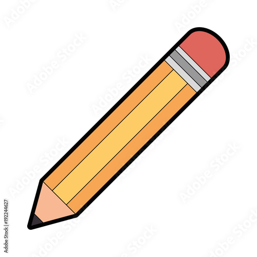 pencil school isolated icon vector illustration design