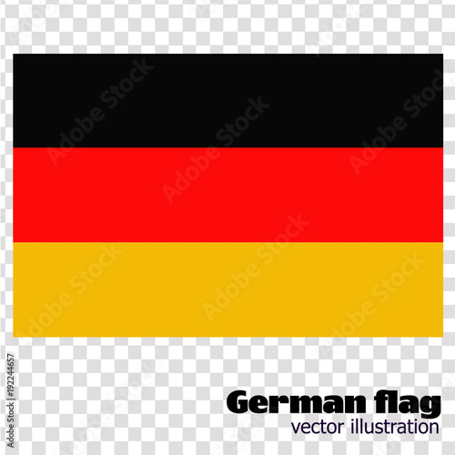 Bright background with flag of Germany.