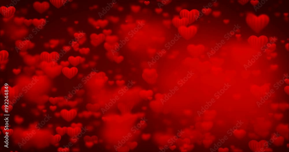 Loop moving red heart icons Loop moving red heart icons