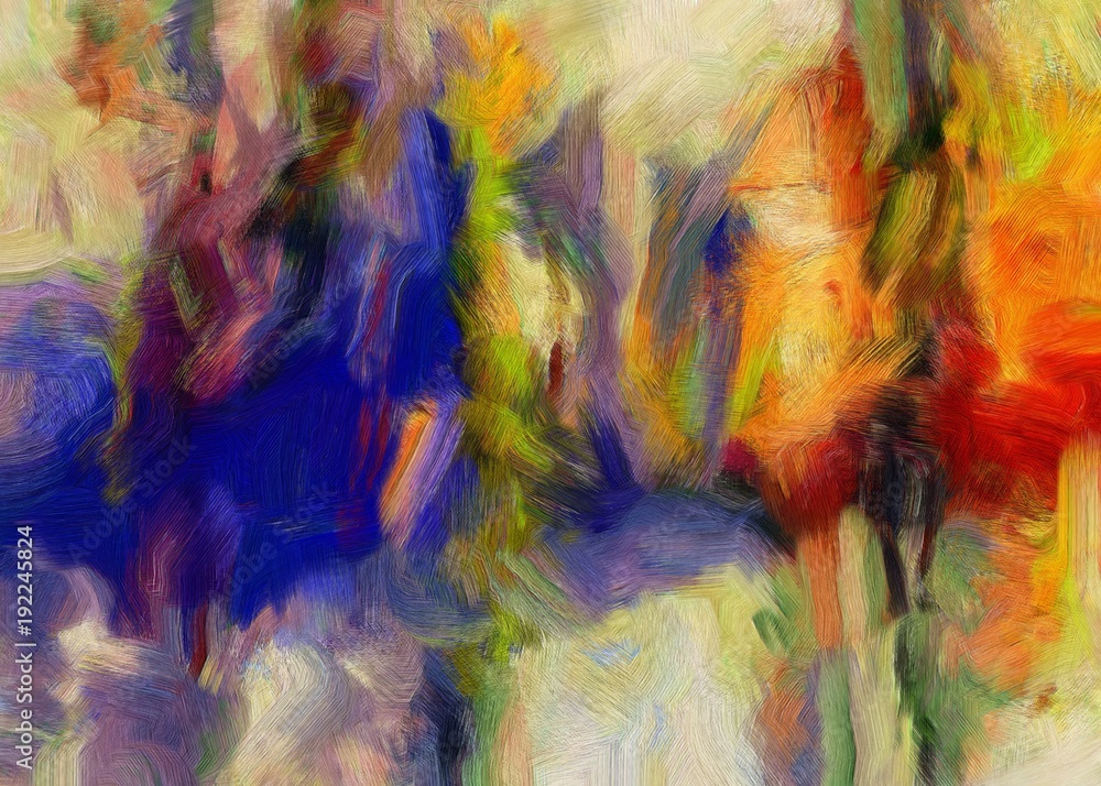 Decorative texture. Abstract painting, can be used as a trendy background for wallpapers, posters, cards, invitations, websites. Contemporary art.