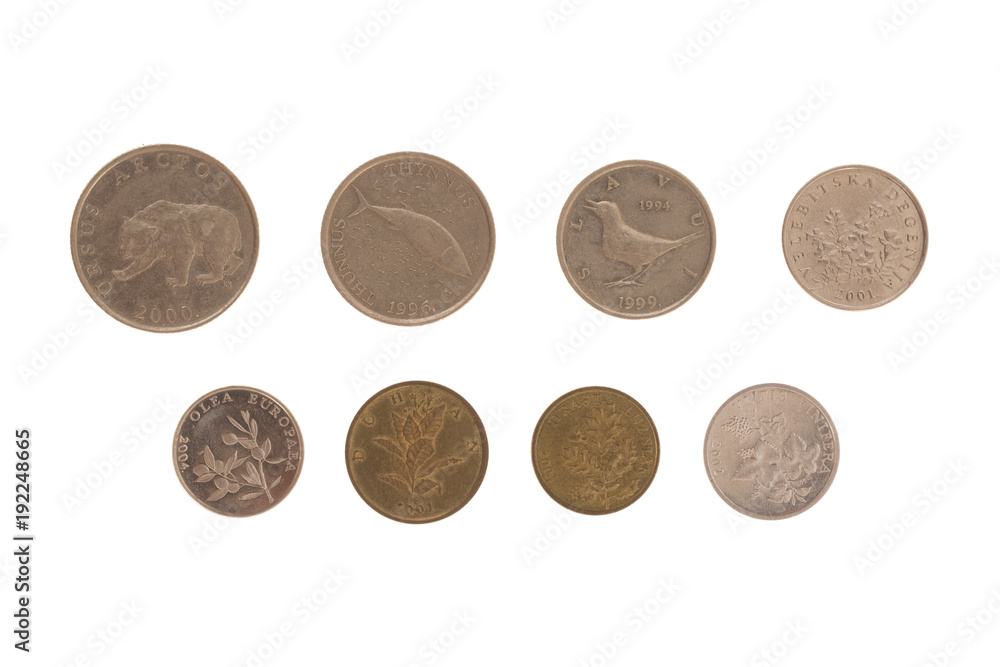 Croatian Coins - Kuna and Lipa Croatian Coins - Kuna and Lipa