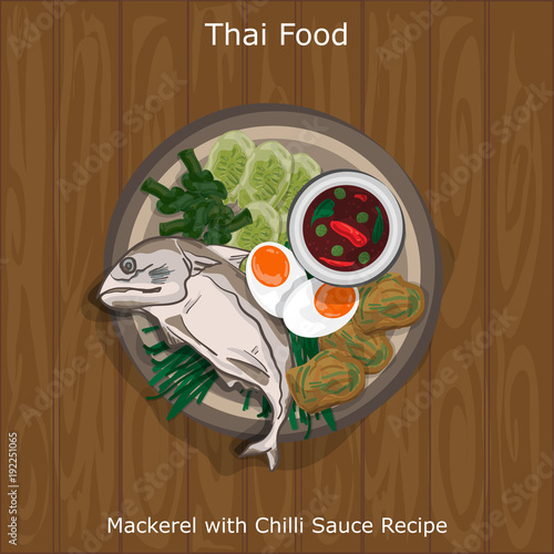 thai food Mackerel with Chilli Sauce Recipe