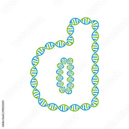 D Dna Letter Logo Icon Design