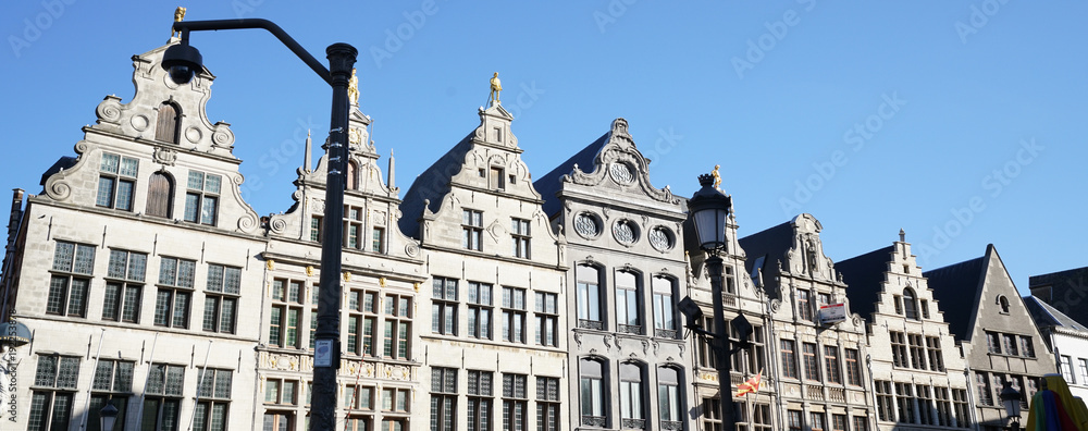 Old architecture in Antwerp, Belgium.