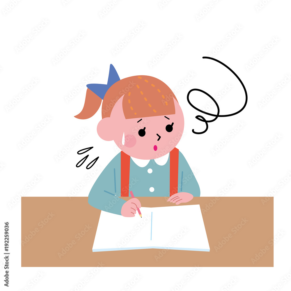 勉強をするこども イラスト Stock Vector Adobe Stock 勉強をするこども イラスト Stock Vector Adobe Stock